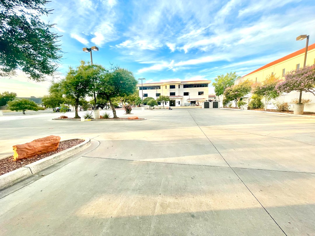 Professional Concrete Parking Lot Cleaning in downtown St. George, Utah Thumbnail